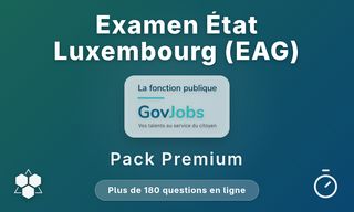 Examen État Luxembourg (EAG) - Pack Premium
