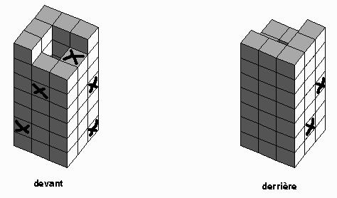 Exemple de test de raisonnement spatial comptage de cubes